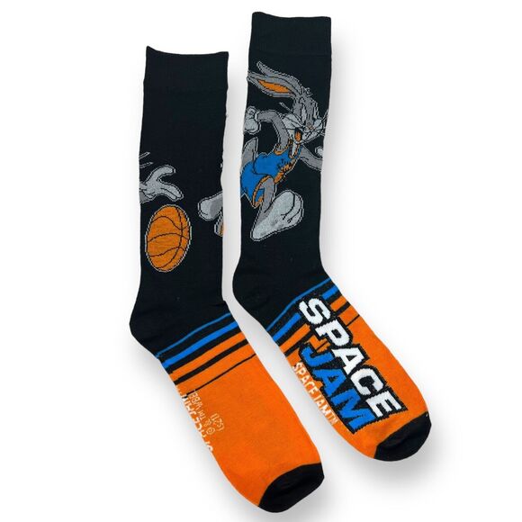OFFICIAL Space Jam Crew Socks ADULT SHOE SIZE 6-12 Bugs Bunny & Taz Looney Tunes - Picture 5 of 15
